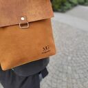 Listonoszka z klapką Ada kolor rudy