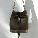 Yocca - torba worek - khaki i brąz