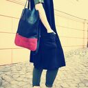 Torebka skórzana worek od Ladybuq art