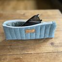 Zestaw prezentowy z lnu - niebieski