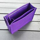 Organizer z filcu - FIOLETOWY wkład do torebki