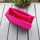 Organizer z filcu - różowy wkład do torebki