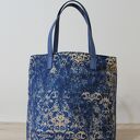 Worek Hobo - ornament vintage - pakowna torba na ramię A4