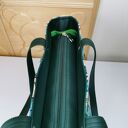 Torebka damska shopperka z kosmetyczką torebka miejska na ramę - kwiaty