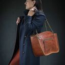 kuferek ręcznie robiona torba z łańcuchami od Ladybuq Art Studio stylowa wygodna