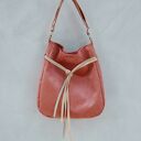 Simply bag - duża torba worek - terracotta