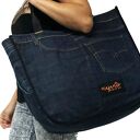 Duża torba upcykling jeans Lee Cooper na ramię
