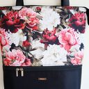 Torebka shopperka z kieszenią PIWONIE