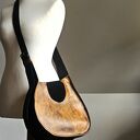Skórzana torba na ramię JANIS inspirowana gitarą - pomarańczowy brąz