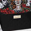Torebka listonoszka wodoodporna, torba na ramię, mała torebka przez ramię czaszki sugar skull czachy