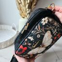 Torebka Box Prostokątny Motyl Na Czarnym Tle