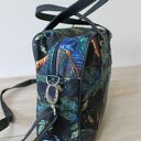 Torba miejska A4 w motywie pawim na ramię - elegancka i pakowna