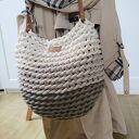 Torba Boho Wave Bag chunky na jesień/ z sznurka bawełnianego/