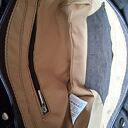 Zamszowa torebka kuferek z falami Czekoladowa