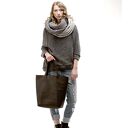 Skórzana Torba Damska SHOPPER SNAKE