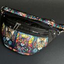 Nerka XL 'Koty Witraż' - wodoodporna torebka na ramię z miniportfelikiem gratis