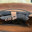 niesztampowe na ramię jasnobrązowa torba jasno brązowa shopperka