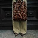 Torba Mr. M Cętki brązowe - uszy skóra naturalna