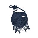 Makramowa torebka worek z frędzlami na lato