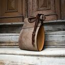 brązowa skórzana torebka od ladybuq szykowna torba na lato idealna do biura na dokumenty