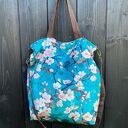 Torba na ramię XXL - print kwitnąca wiśnia