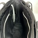 Czarna torebka shopper z ekoskóry i kosmetyczką - Zodiak Wodnik