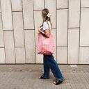 Torba Mr. M Pop pudrowy róż - uszy skóra naturalna