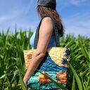 Pikowana duża torba shopper Bora-Bora