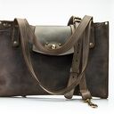 skórzana damska ręcznie wykonana torebka od Ladybuq Art, torba w stylu vintage