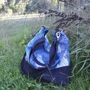 Torba hobo XXL - tajemniczy ogród