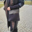 Listonoszka z klapką Ada kolor czarny