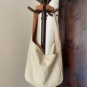 Torba lniana dwustronna 100% naturalny len 49x38 cm