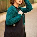 Torba HOBO z nubuku tapicerskiego w kolorze czarnym