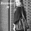 Torba Marlena w dwóch rozmiarach kolor Rudy oraz Khaki, torba na ramię od Ladybuq Art Studio