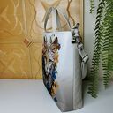 Torebka damska shopper bag torebka na ramię - kot