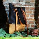 Torebka skórzana worek od Ladybuq art