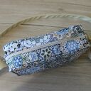 Handmade torebka na ramię Single Bag - beżowe heksagony