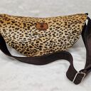 Torba crossbody LUNA - motyw panterki, ręcznie szyta na ramię