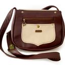 DZIKUSKA ORIENTALNA torebka listonoszka skóra naturalna bordo zieleń ecru ĆMA