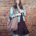 Boogi Bag różowa torba hobo w stylu boho