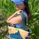 Pikowana duża torba shopper Bora-Bora