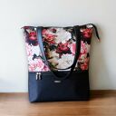 Torebka shopperka z kieszenią PIWONIE