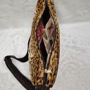 Torba crossbody LUNA - motyw panterki, ręcznie szyta na ramię