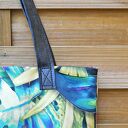 Torba na ramię Mr M Monstera Fluo - uszy z naturalnej skóry