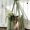 Szydełkowa torba na ramię, duża, 100% bawełny - Piwonia