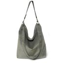 Torba Hobo Simple Grey/Black