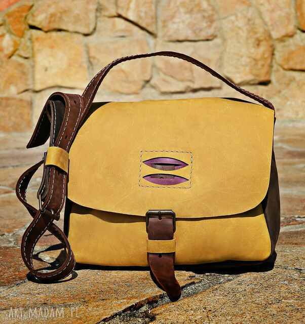 Torebka skórzana ręcznie robiona NavahoClothing