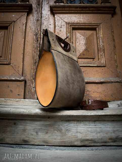 brązowa skórzana torebka od ladybuq szykowna torba na lato idealna do biura na dokumenty