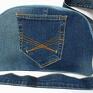 na ramię dżins torebka z recyklingu jeansu patchwork recykling jeans