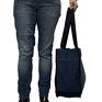 majunto upcykling jeans duża torba levis 98 od ramię shopperka